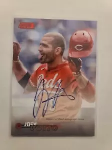 2023 Topps Stadium Club Autogramm Joey Votto #SCBA-JV rot 15/50 Cincinnati rot - Bild 1 von 2