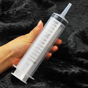 Large Plastic Syringe Measuring Nutrient Sterile ReusableLiquid Foods Feed
