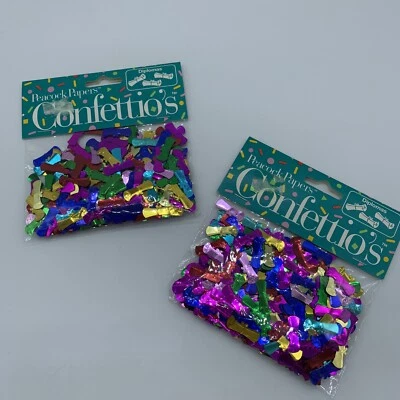 Papel Pavo Real Confeti Diplomas Graduación Fiesta De Colección Foto 1 de 4