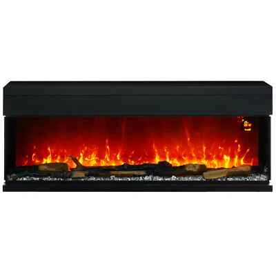 60inch/ 152cm Media Electric Fireplace Wall Mounted, Recessed, Insert, Freestand - Image 1 of 4