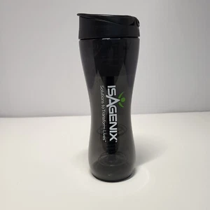 Trimr Duo Classic Protein Shaker Bottle 24 oz Black New ISAGENIX Pre Workout - Picture 1 of 8