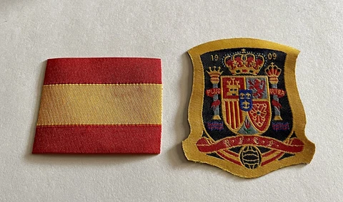 Spanish National-Spain Flag Iron On Patch Lot. Official Soccer Badges FIFA WC Cover