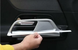 Fit For Mercedes-Benz GLB W247 2020-22 Matte Silver Inner Door Handle Frame Trim - Foto 1 di 10