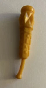 Vtg MOTU Mekaneck CLUB mace MALAYSIA original 1984 yellow weapon accessory part - Picture 1 of 4