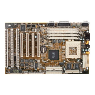 Motherboard ECS P5SJ-A REV2.2 Socket 7 4x Simm 4x PCI 3x Isa ATX - Image 1 of 3