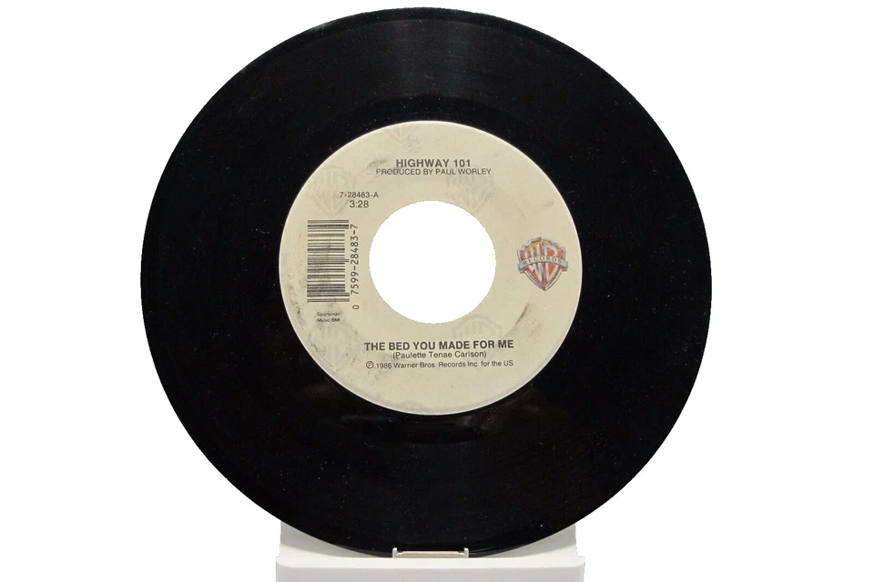 45 RECORD - HIGHWAY 101 - THE BED YOU MADE FOR  ME - Image 1 of 1