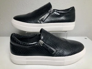 Women’s Platform Slip-On Sneakers Size 7.5 Steve Madden Glaammar Pre-Owned - Picture 1 of 6