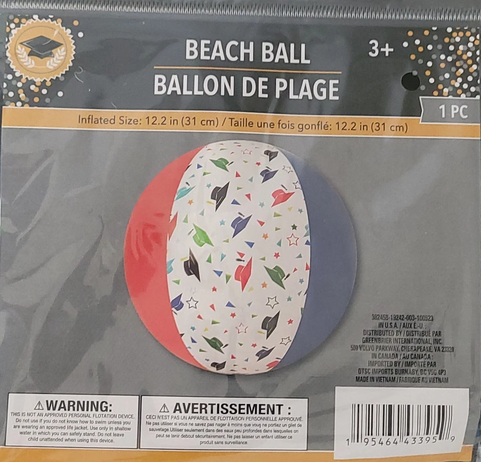 Pelotas de playa de graduación 12”, seleccionar: color Foto 1 de 1