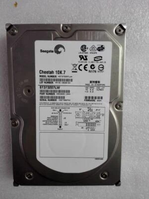 Seagate Cheetah 10k.7 73GB Internal 10000RPM (ST373207LW) SCSI 3.5 Hard Drive - Image 1 of 2