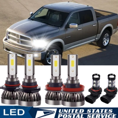 Faro LED y F para Dodge Ram y RAM 1500 2500 3500 2009 2010 2011 2012 Foto 1 de 4