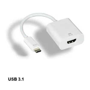 USB 3.1 C to HDMI 1.4 Adapter Converter 4K x 2K 60Hz HDTV Monitor Display Video - Picture 1 of 1