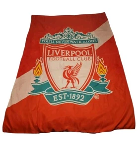 Vintage Liverpool FC Single Quilt Cover Set Reversible "You'll Never Walk Alone" - Bild 1 von 8