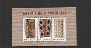 Australia 2025: Bark Painting of Arnhem Land - Mini-Sheet - Mint Never Hinged. - Picture 1 of 1