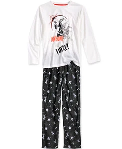 Max & Olivia Boys 2-Pc. Anyone Out There T-Shirt & Pajama Pants (Xsmall, Cream) - Picture 1 of 2