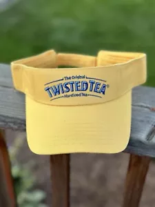 VISERA DE TÉ RETORCIDA ~ AMARILLA NUEVA SIN ETIQUETAS - Imagen 1 de 4