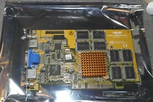 ASUS AGP-V3400 TNT 16MB SGRAM Graphics VGA Video Card - AGP VIVO video in out - Picture 1 of 6