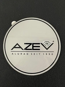 MIRANN - Azev - Schrift, Emblem, Aufkleber, Radnabe, 6 cm - Bild 1 von 4