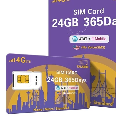 Unlimited Flexibility: 24GB Data SIM Card for Security Cameras & More, 365 Days - Image 1 of 4