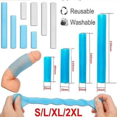 Penis Vergrößerung Penis Spanner Männliche Hülse Soft Penis Extender Stretcher - Bild 1 von 4
