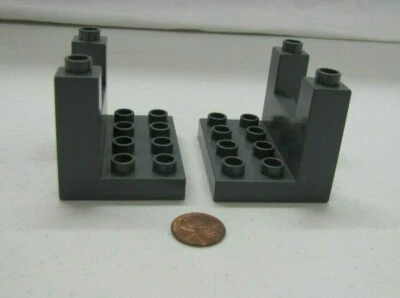 Vtg Lego Duplo Castle Knight Dragon Tower 2 Rampart Blocks #4776 #4777 #4864 - Image 1 of 4