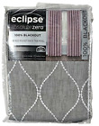 Eclipse Absolute Zero 100% Blackout Rod Pocket Back Tab Window Panel 50x63in