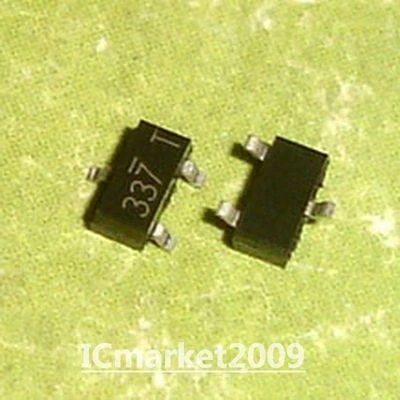 50 Stück FDN337N SOT-23 337 N-Kanal Logikpegel Feldeffekt Mosfet Transistor - Bild 1 von 2