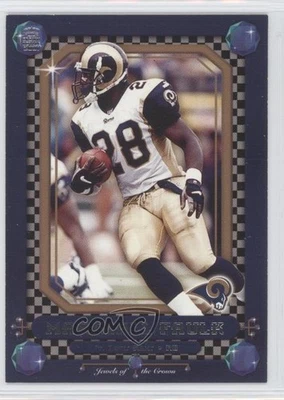 2001 Pacific Crown Royale Jewels of the Crown Marshall Faulk #20 HOF - Image 1 of 2