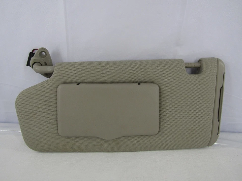 Subaru Outback 2005-2009 parasol lado izquierdo del conductor con espejo beige OEM Foto 1 de 4