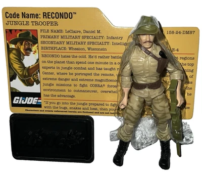 Фигурка GI Joe RECONDO 3,75 дюйма Jungle Trooper 25th Assault on Cobra Island - Изображение 1 из 4