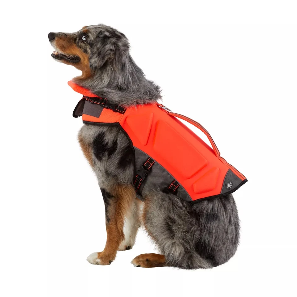 Arcadia Trail High Visibility Dog Flotation Life Jacket Orange Medium