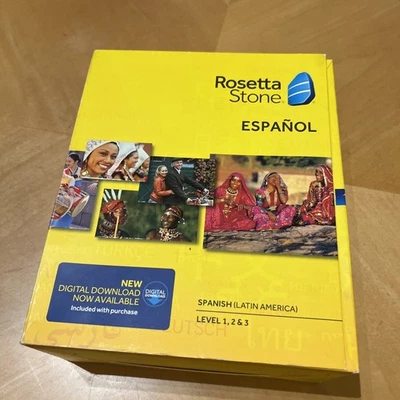 Rosetta Stone Spanish (Latin America) Level 1-3 Set 2014 set - Image 1 of 4