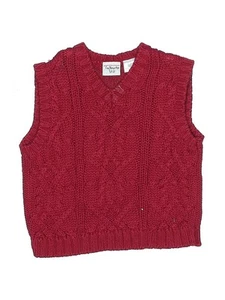 Talbots Boys Red Sweater Vest 2 - Picture 1 of 2