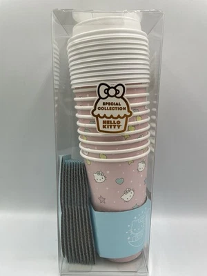 NUEVO Juego de 10 tazas de viaje Hello Kitty colección especial con mangas y tapas Foto 1 de 4