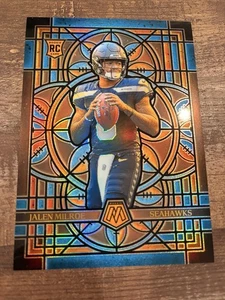 2025 Panini Mosaico Vetro Colorato Jalen Milroe Rookie RC Oversized Jumbo SP - Foto 1 di 3