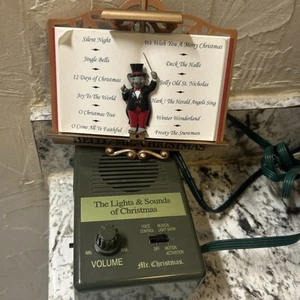 Mr Christmas Lights & Sounds of Christmas Music Box & Light Maestro Raton Works! - Picture 1 of 11
