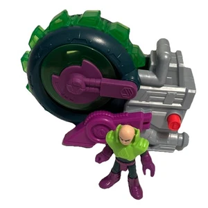 Fisher-Price Imaginext DC Super Friends Toy Lex Luthor and Spinning Saw Vehicle - Picture 1 of 3