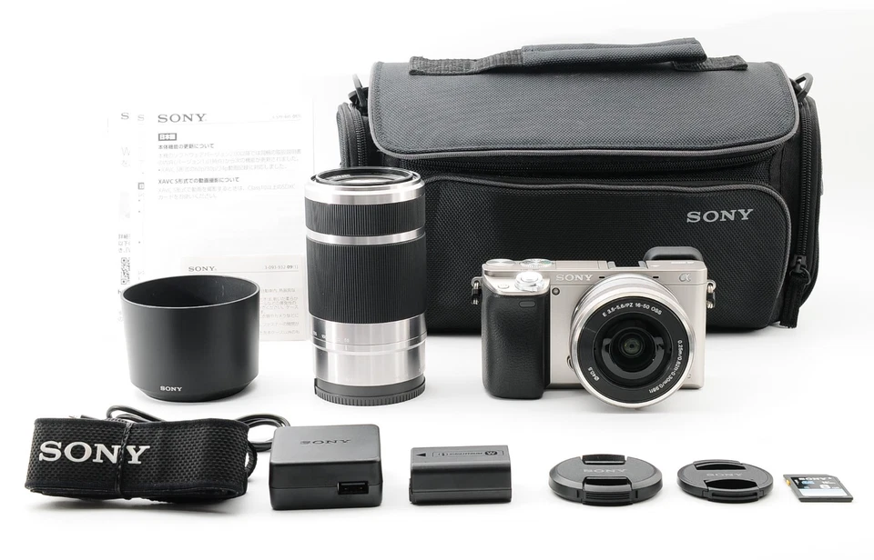 Sony Alpha ILCE a6000 Digital Camera w/ 16-50mm & 55-210mm Lens [MINT+] #1225b - Image 1 of 4