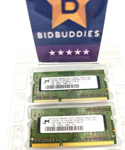 Micron 2GB (2x1GB) DDR3 1066MHz Laptop RAM SO-DIMM – Tested Working - Bild 1 von 3