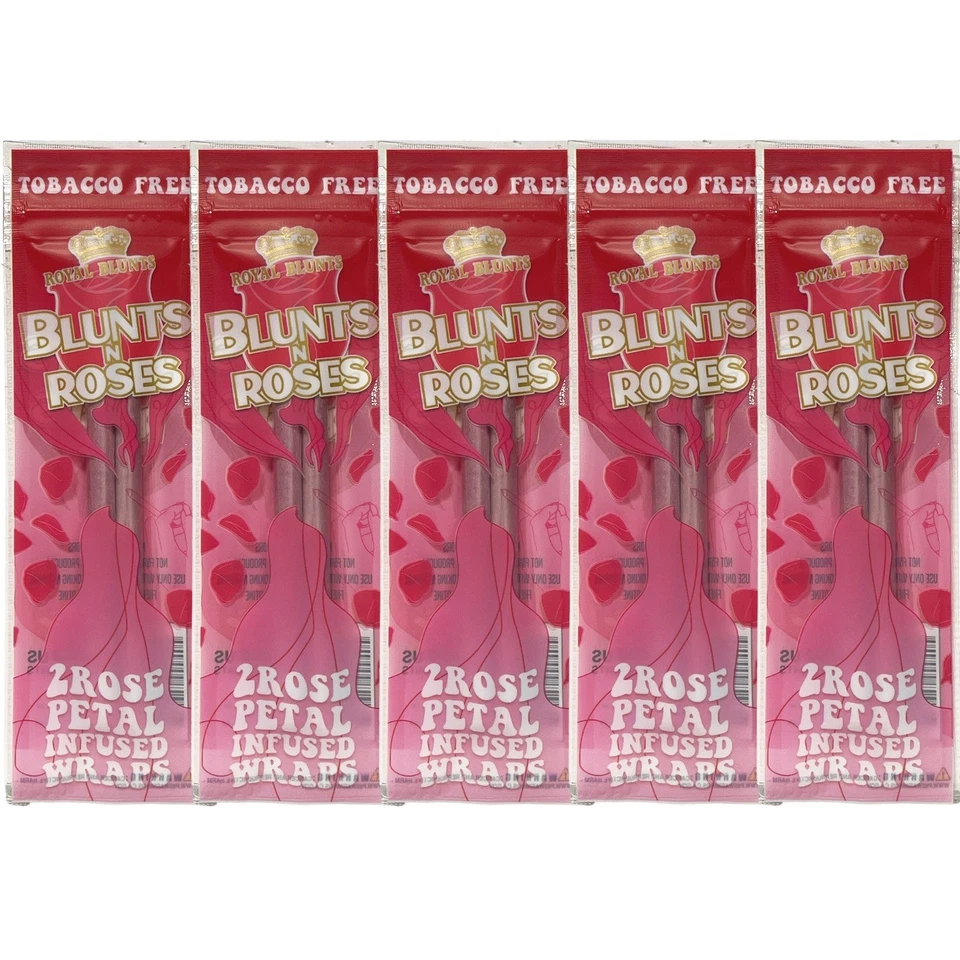 Blunts N Roses Royal Blunts pétalo de rosa infundido (5 bolsas) Foto 1 de 1