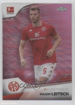 2022-23 Topps Chrome Bundesliga Pink Wave Refractor /75 Maxim Leitsch #65 - Image 1 of 2