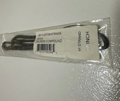 J & D Custom Strings #7316 Dacron Compound 16 Strand 38 Inch - Image 1 of 3