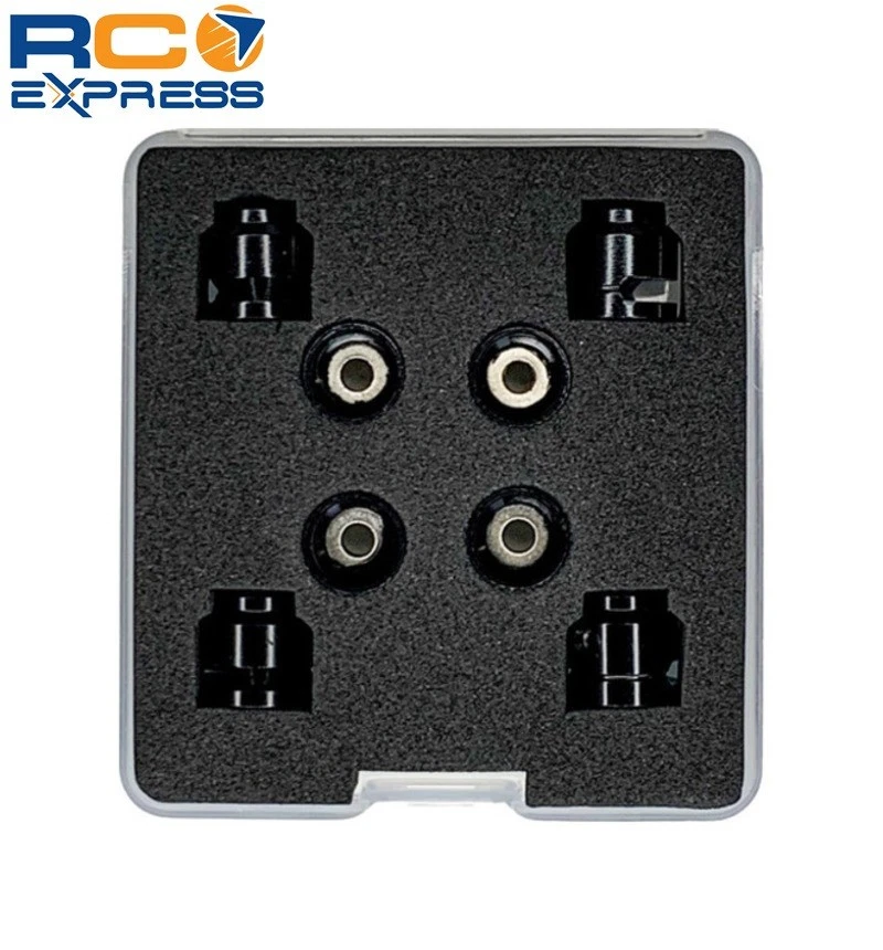 Racers Edge Magnetic Body Hole Mounting Kit - Black RCE1031 - Image 1 of 1