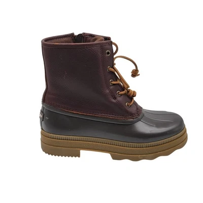Botas de pato de agua salada Sperry para mujer talla 8.5 Marrón Gris Resistente al agua Foto 1 de 4