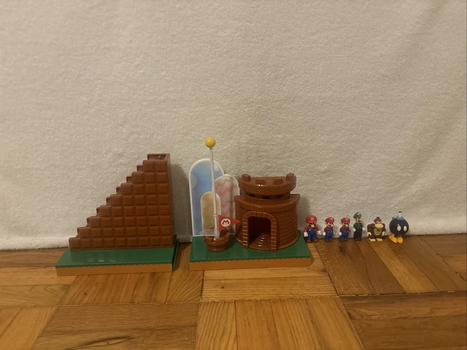 SUPER MARIO BROS "JUEGO COMPLETO DE CURSO" Jakks Toys con figuras extra Foto 1 de 4