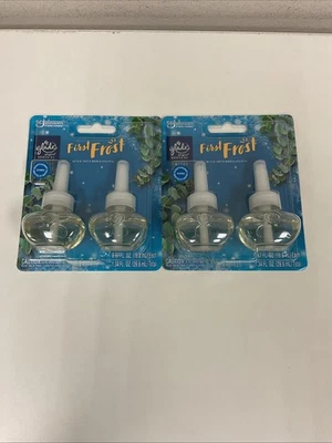 First Frost  Glade Plugins Scented Oil Refills Limited Edition- Lot Of 2 - Image 1 of 2