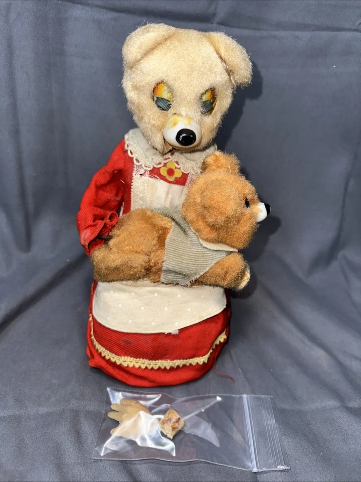 Oso de nalgadas a batería de hojalata LineMar Toys años 50 Japón SOLO REPUESTOS O REPARACIÓN Foto 1 de 4