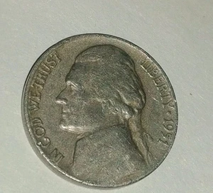 1951 nickel no mint mark - Picture 1 of 9