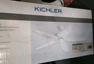 Kichler Lighting 330160BSS Renew Indoor Ceiling Fan Brushed Stainless Steel - Picture 1 of 4