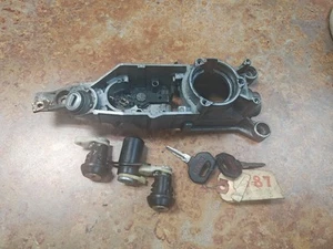 Used Saab 900 Ignition Shifter Housing W/ Door Locks and Hatch Cylinder + Key - Picture 1 of 4