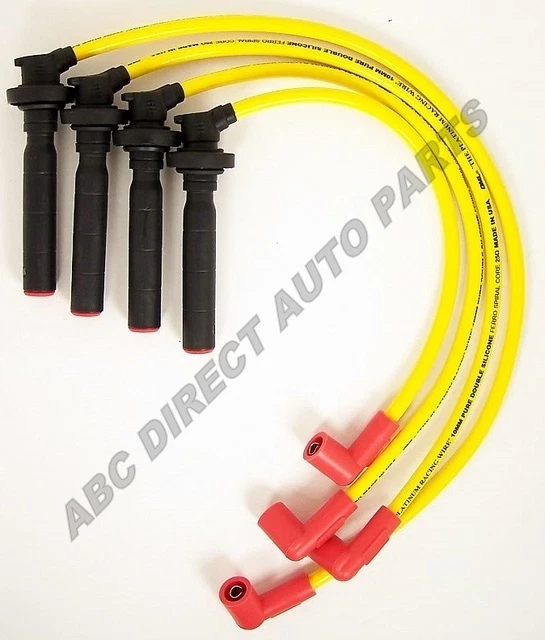 Cable bujía amarillo de alto rendimiento Integra 1,8 L CR-V 2,0 L 90-01 10 mm 28923Y Foto 1 de 1